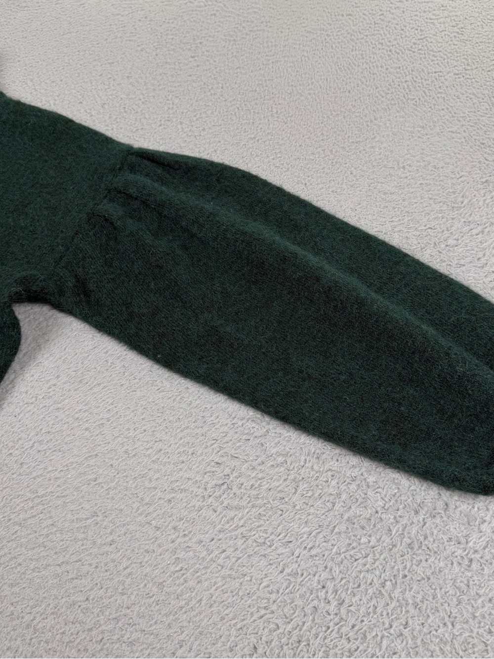 Madewell Vinson Shawl Collar Sweater Womens Large Green Cozy Pullover Preppy - Picture 10 of 10